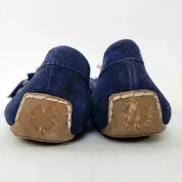 Lucky Brand Aunee Blue Suede Driving Mocassins - 10 - Picture 3 of 10